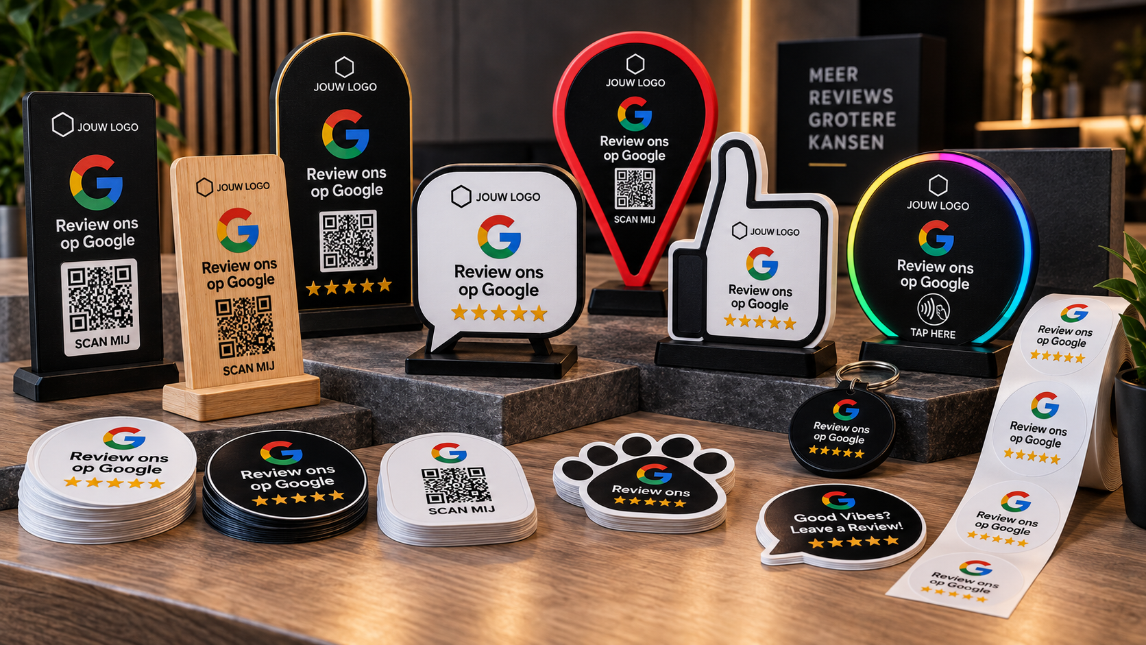 Google Review Stand